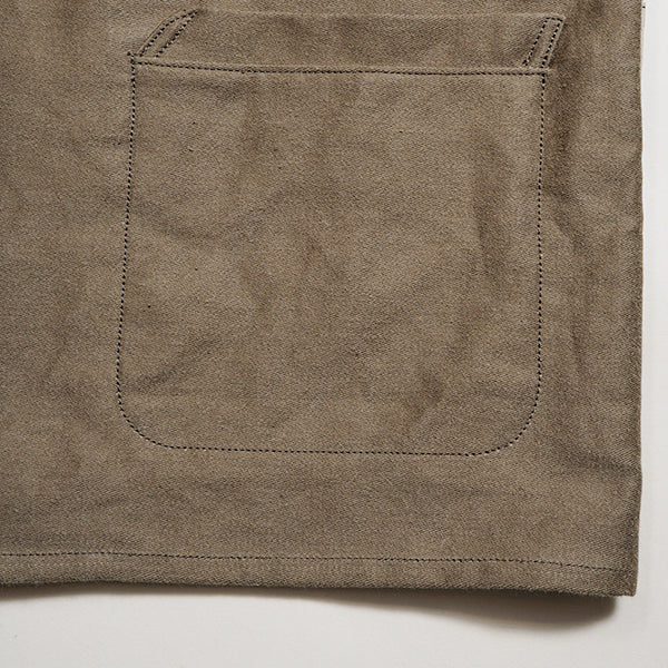 OX'ED SILVER / FISHERMAN VEST KURE KAKISHIBU / DARK BROWN