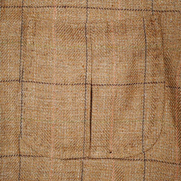 OX'ED SILVER / RANCH WORKER JACKET / HEMP LINEN CHECK / BROWN
