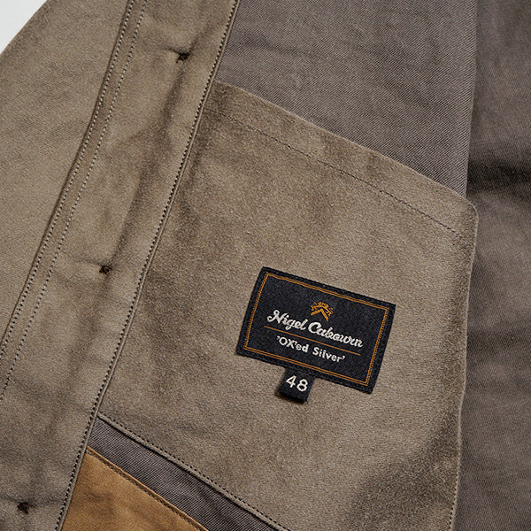 OX'ED SILVER / FISHERMAN JACKET KURE KAKISHIBU / DARK BROWN