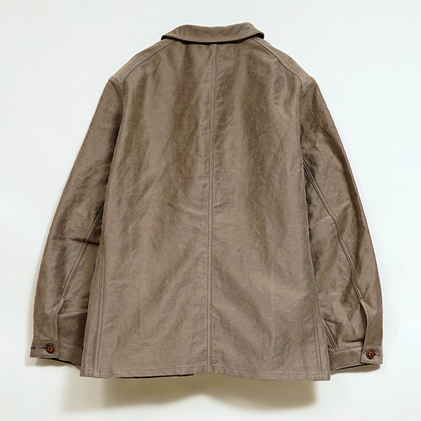 OX'ED SILVER / FISHERMAN JACKET KURE KAKISHIBU / DARK BROWN