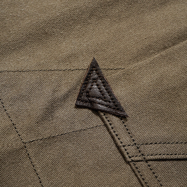 OX'ED SILVER / FISHERMAN JACKET KURE KAKISHIBU / DARK BROWN