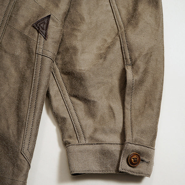 OX'ED SILVER / FISHERMAN JACKET KURE KAKISHIBU / DARK BROWN