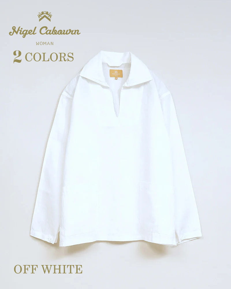FRENCH PULLOVER  SHIRT HEMP / WOMAN