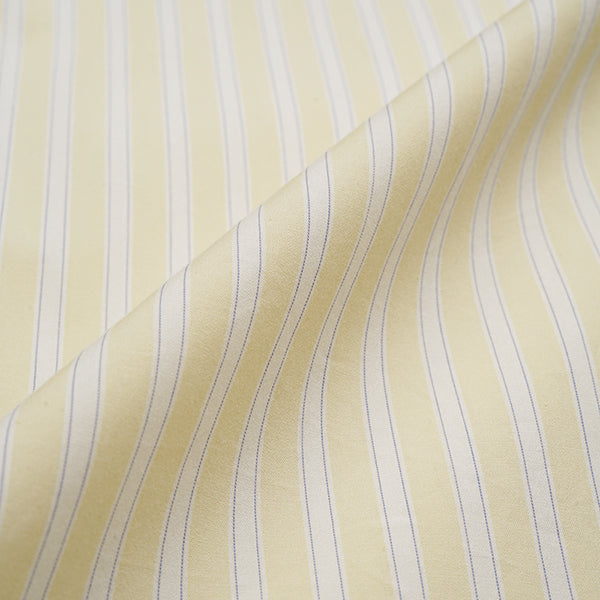 GATHER COLLAR BLOUSE STRIPE