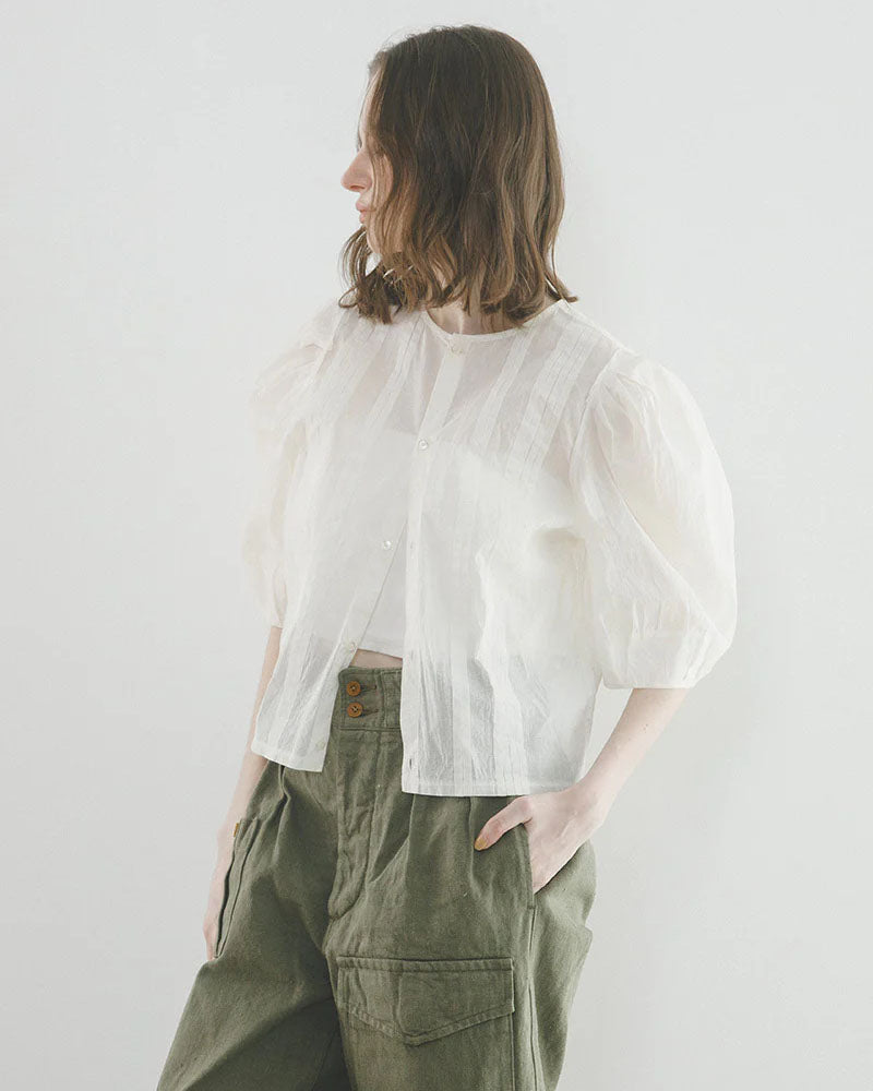 2WAY BLOUSE HALF SLEEVE