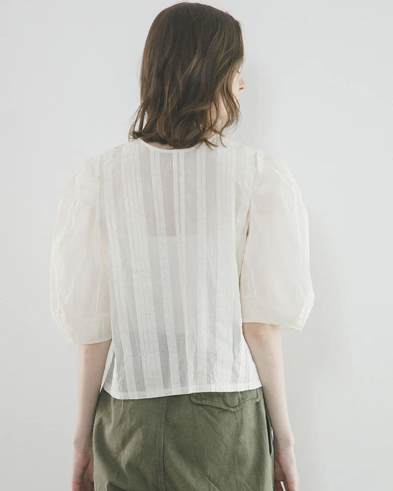 2WAY BLOUSE HALF SLEEVE