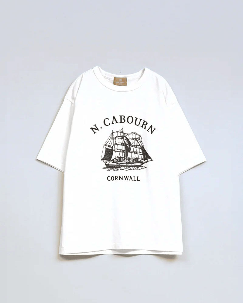 6oz PRINT T-SHIRT / OFF WHITE