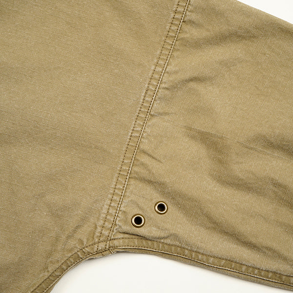 1950s GERMAN SMOCK RIPSTOP / GREEN