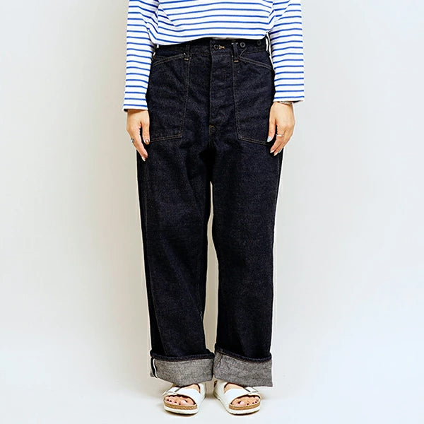 1930s US ARMY DENIM PANT WOMAN / INDIGO