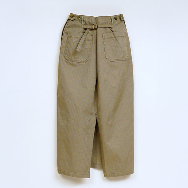 SWEDISH RANCH SKIRT HERRINGBONE