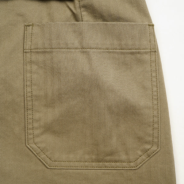 SWEDISH RANCH SKIRT HERRINGBONE