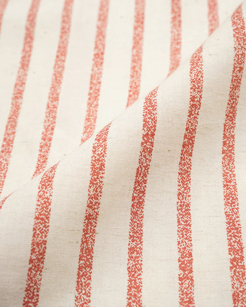 2WAY WORK DRESS STRIPE COTTON LINEN / STRIPE