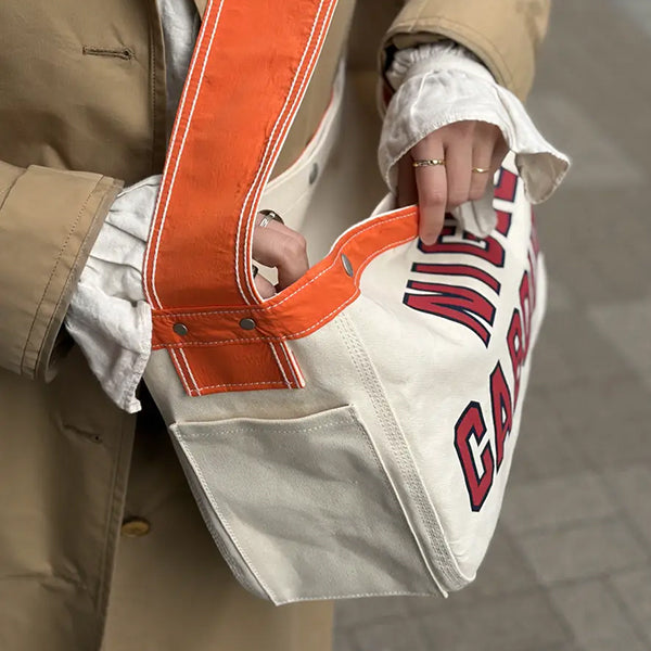 NEWSPAPER BAG CANVAS / IVORY