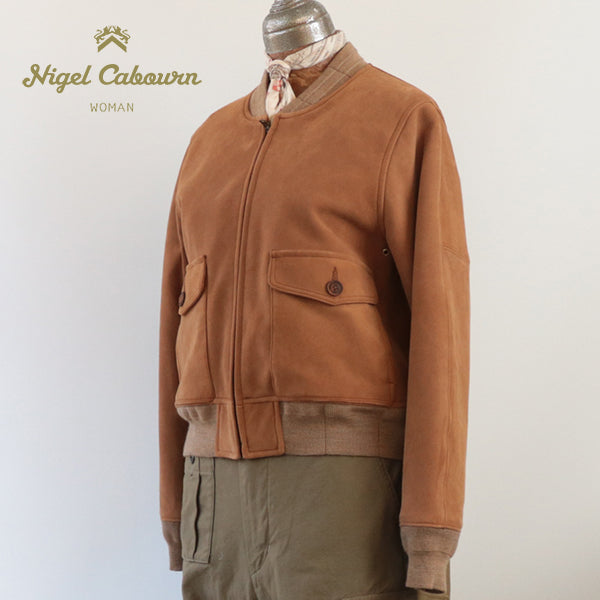 AVIATION JACKET  SHEEP SUEDE / BROWN
