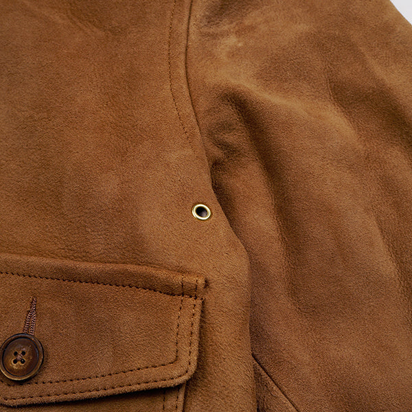 AVIATION JACKET  SHEEP SUEDE / BROWN