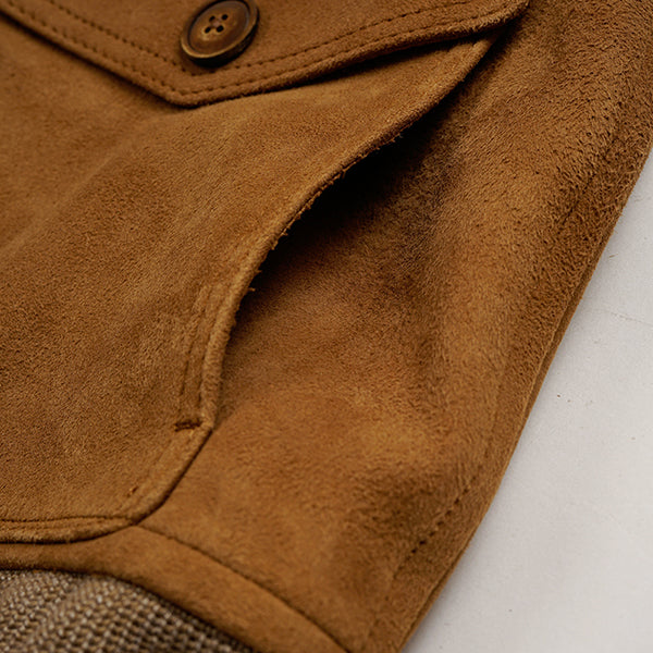 AVIATION JACKET  SHEEP SUEDE / BROWN