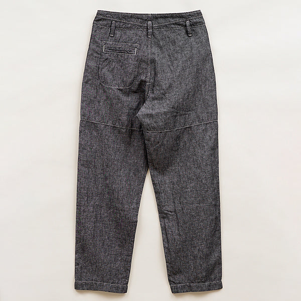 ANGLED PANT LINEN DENIM  / INDIGO