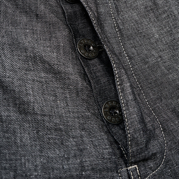ANGLED PANT LINEN DENIM  / INDIGO