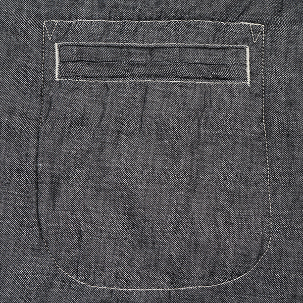 ANGLED PANT LINEN DENIM  / INDIGO