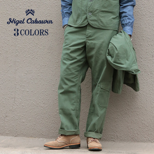 WORK SUIT TROUSERS SLUB SATEEN