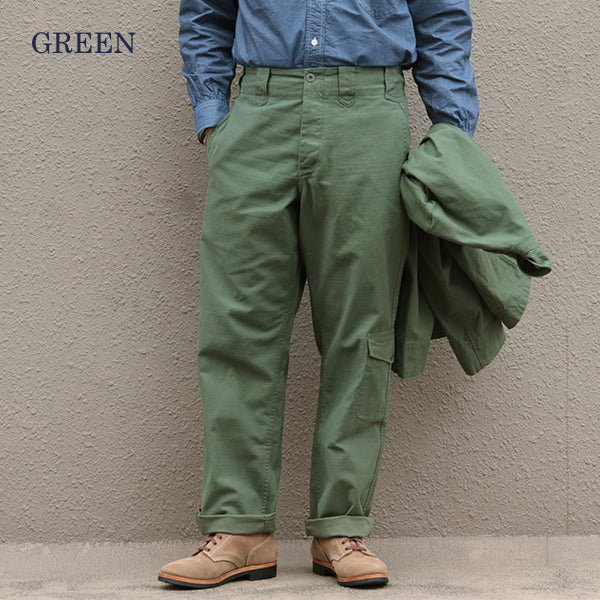 WORK SUIT TROUSERS SLUB SATEEN