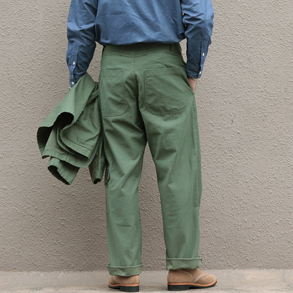 WORK SUIT TROUSERS SLUB SATEEN