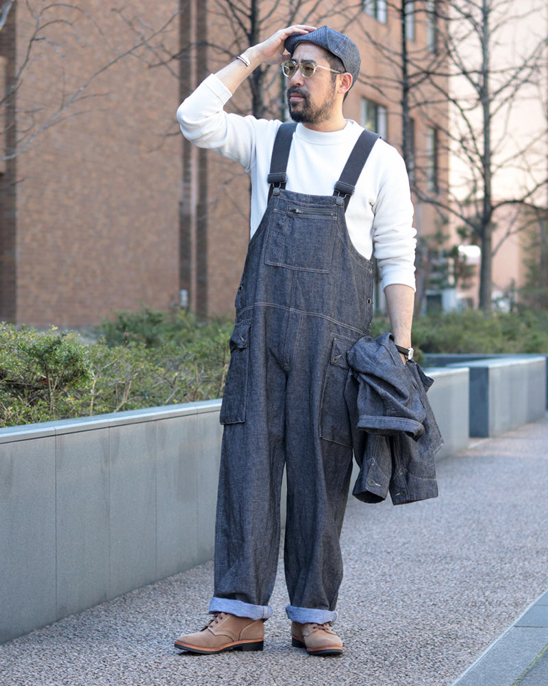 NAVAL DUNGAREE LINEN DENIM  / INDIGO