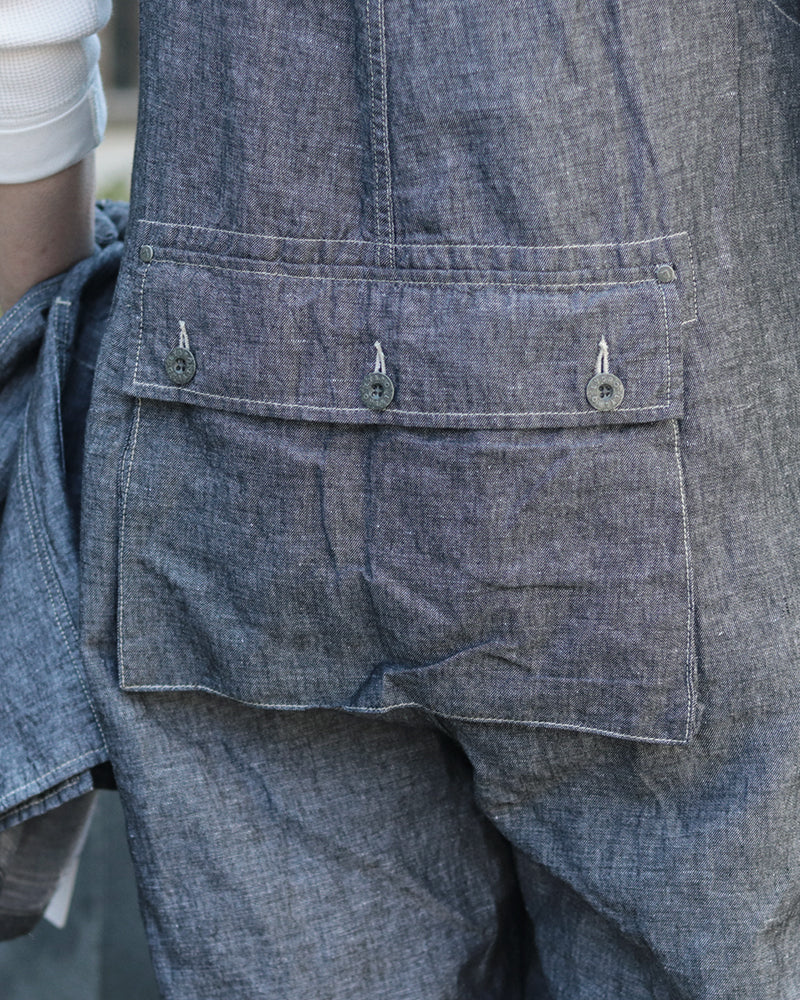 NAVAL DUNGAREE LINEN DENIM  / INDIGO