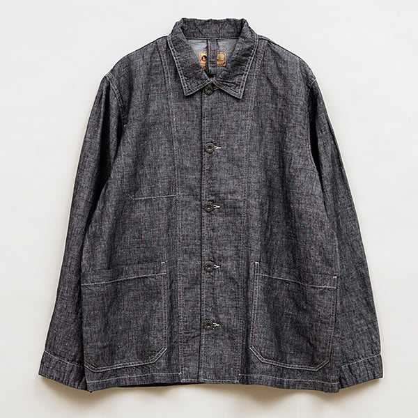 CHORE JACKET LINEN DENIM / INDIGO