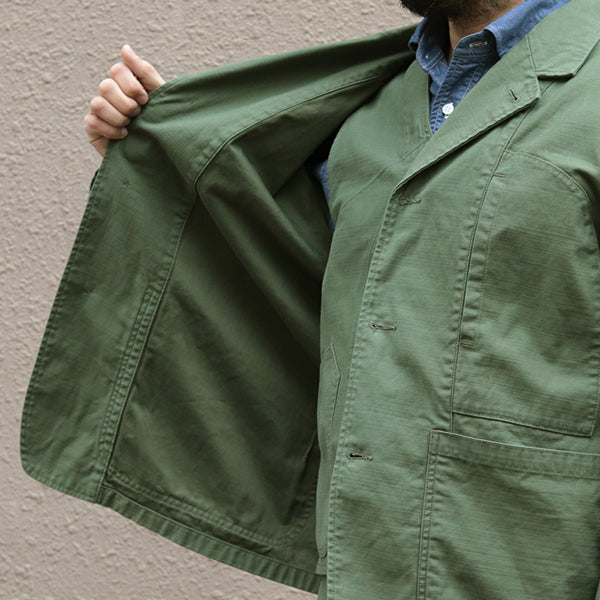 WORK SUIT JACKET SLUB SATEEN