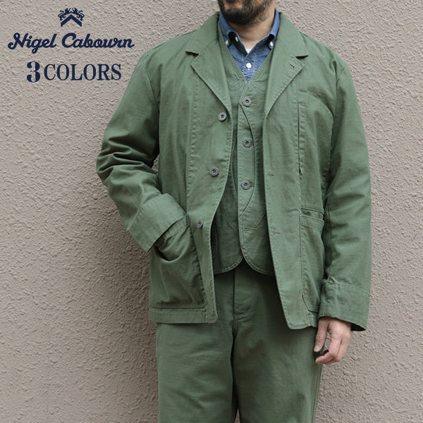 WORK SUIT JACKET SLUB SATEEN