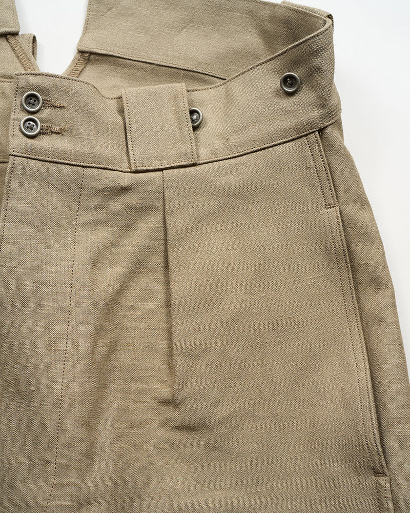 WIDE FRENCH WORK PANT HEMP CANVAS