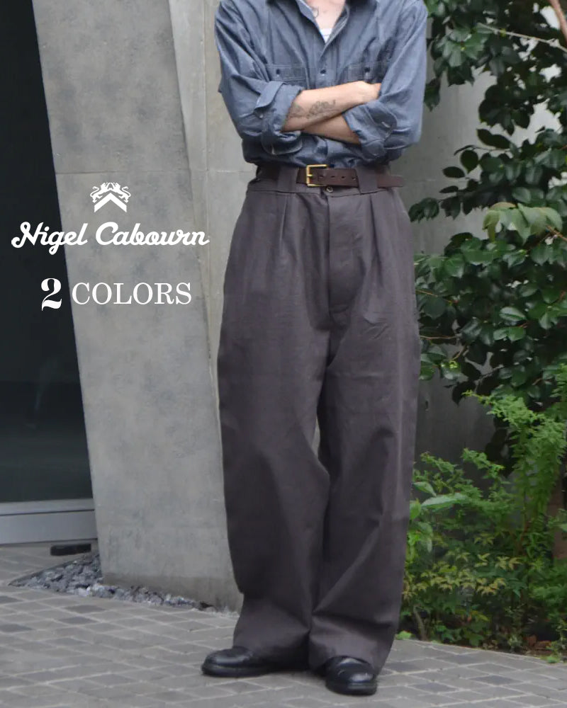 WIDE FRENCH WORK PANT HEMP CANVAS