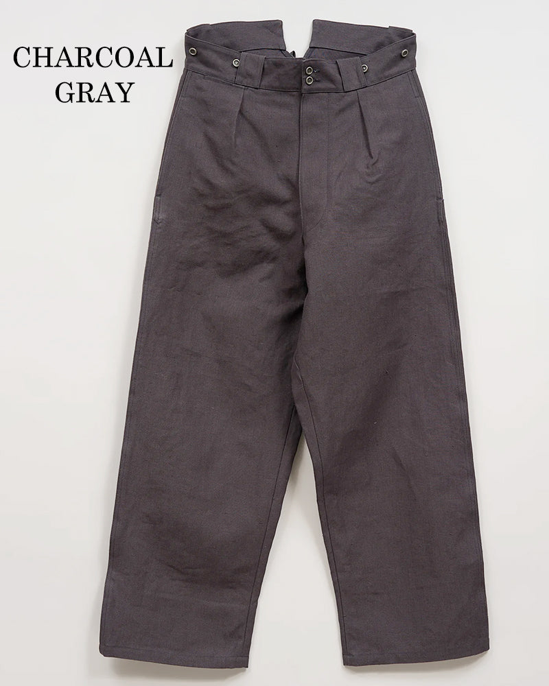 WIDE FRENCH WORK PANT HEMP CANVAS