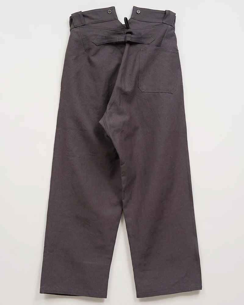 WIDE FRENCH WORK PANT HEMP CANVAS