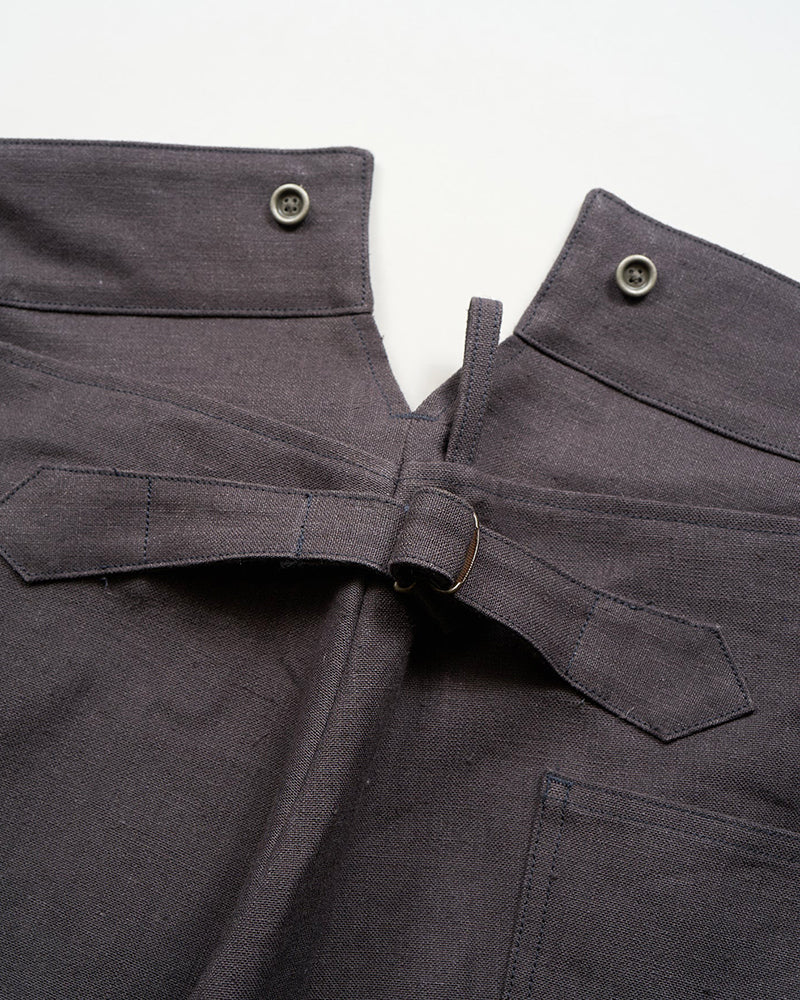 WIDE FRENCH WORK PANT HEMP CANVAS