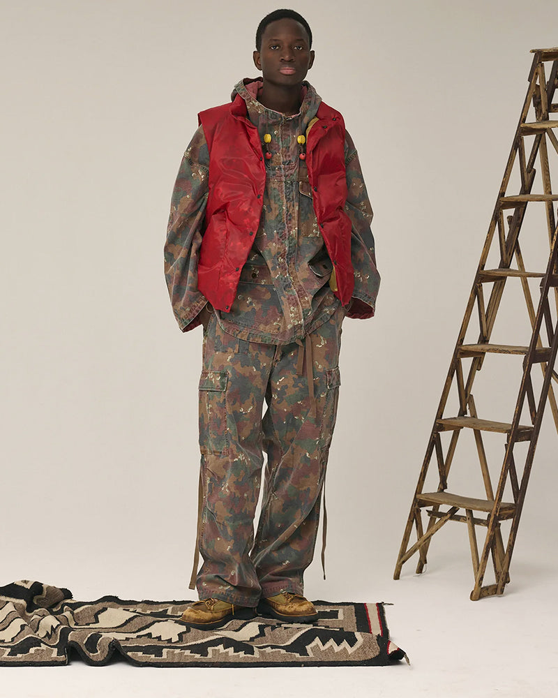 ARMY CARGO PANT FADE CAMO