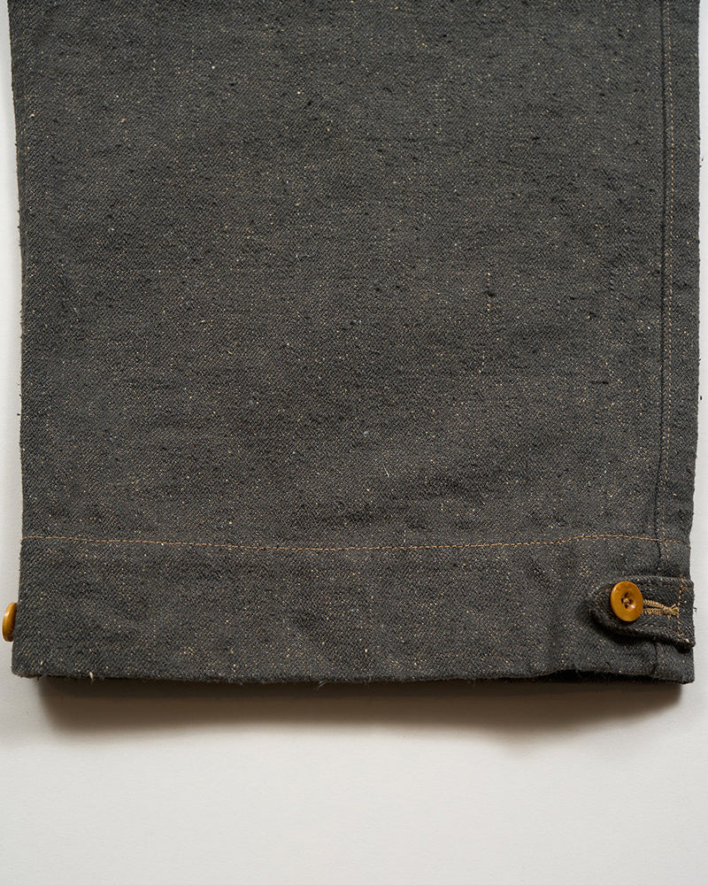 BRITISH ARMY PANT LOOSE DENIM / CHARCOAL GRAY