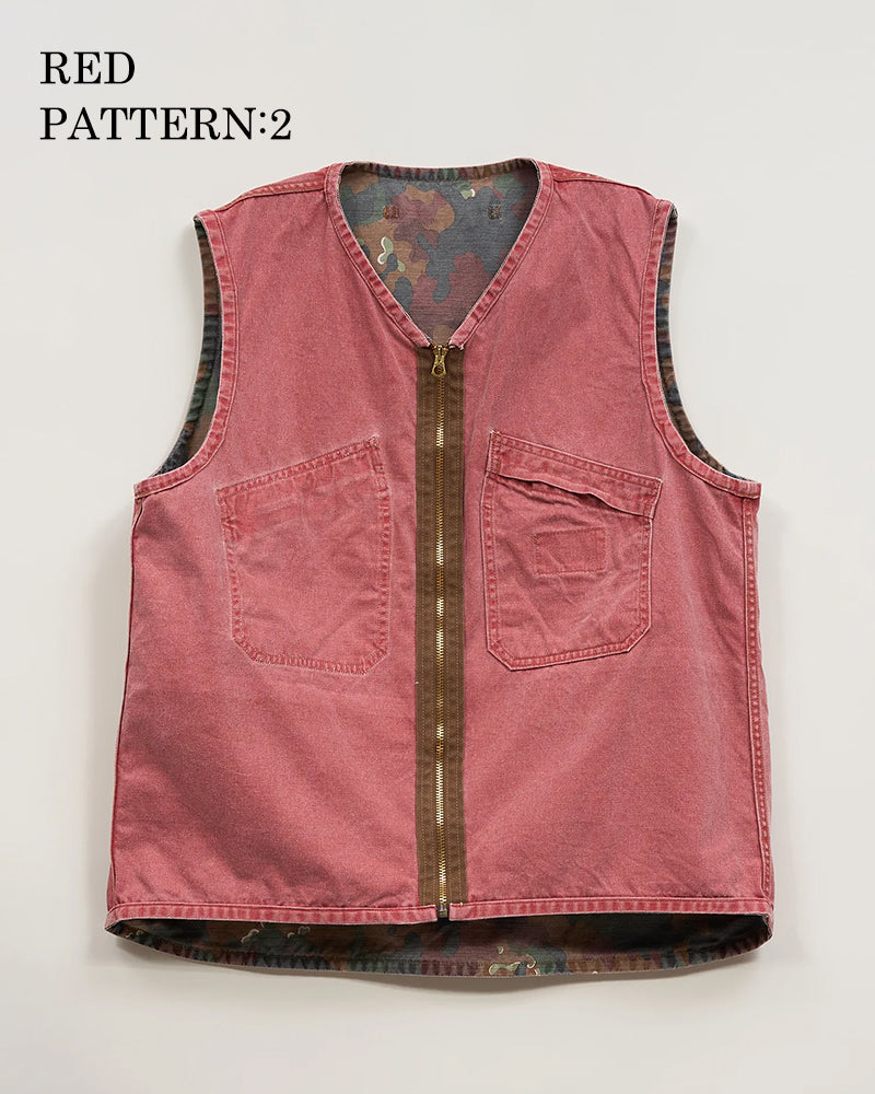 REVERSIBLE VEST FADE CAMO