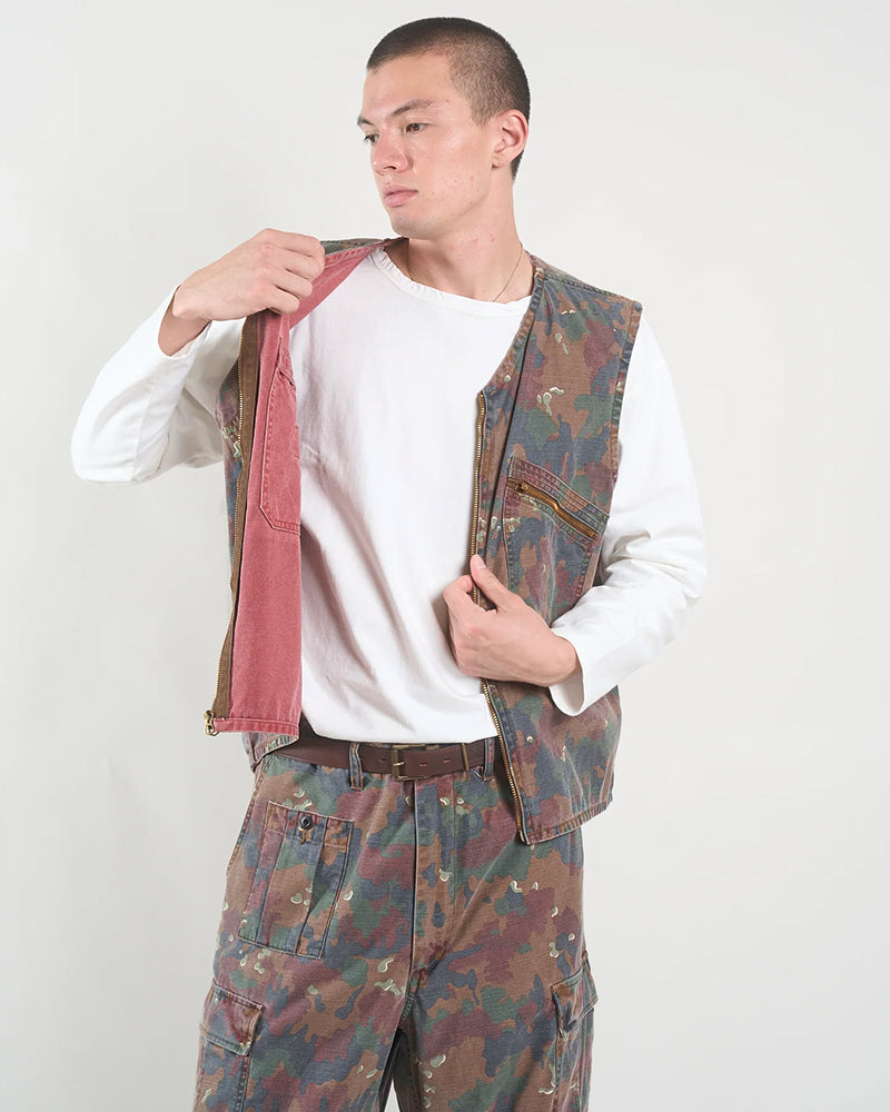 REVERSIBLE VEST FADE CAMO
