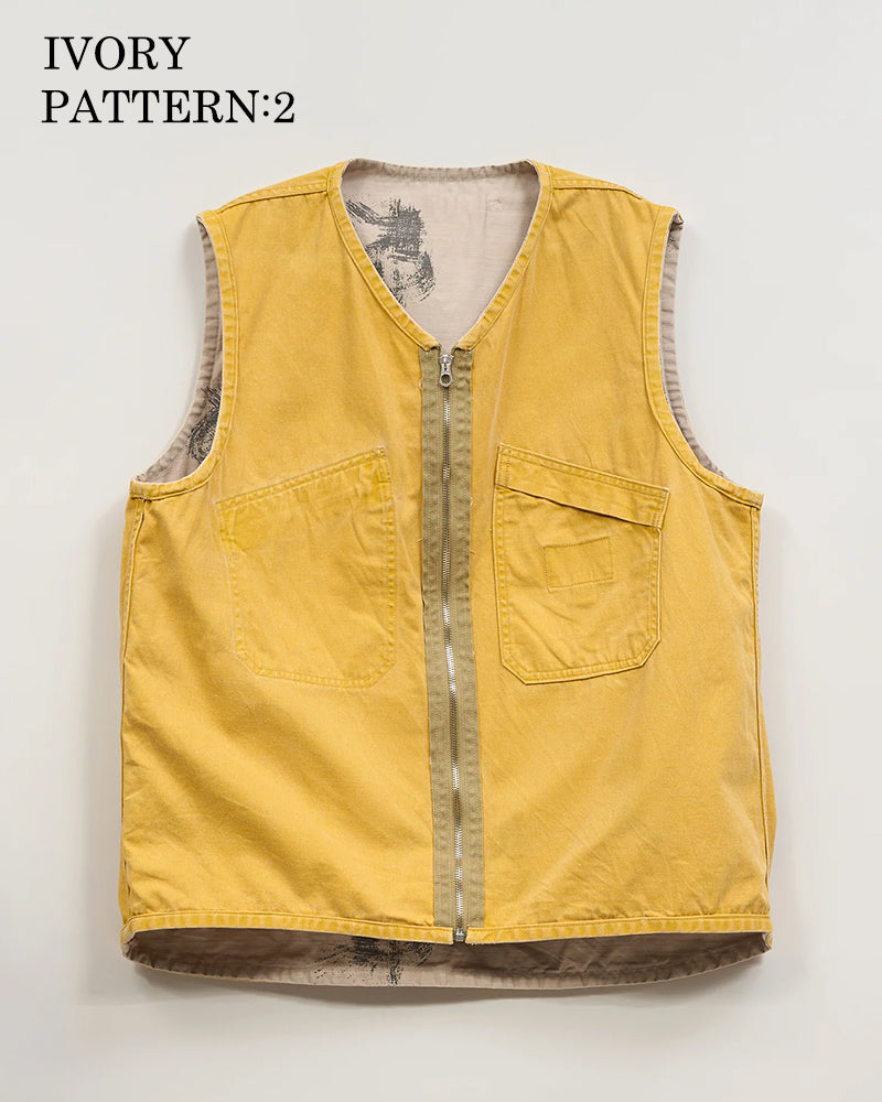 REVERSIBLE VEST FADE CAMO