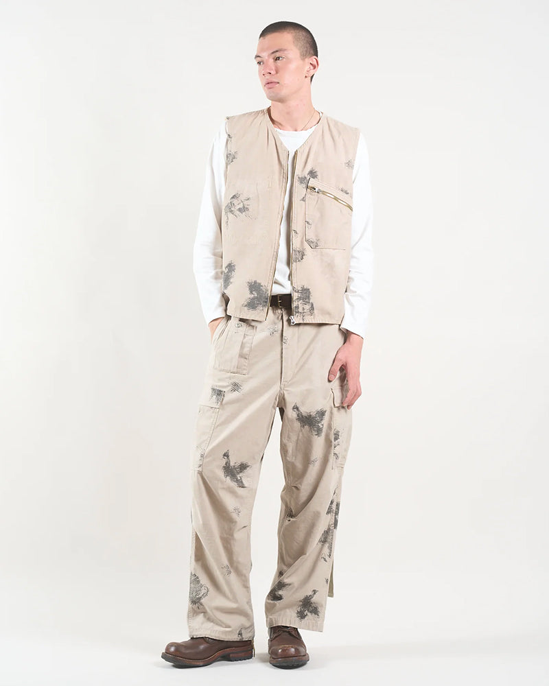 REVERSIBLE VEST FADE CAMO