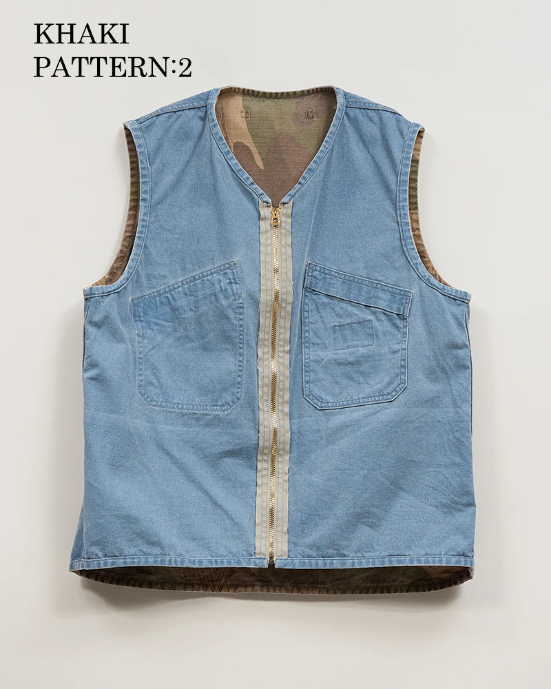 REVERSIBLE VEST FADE CAMO