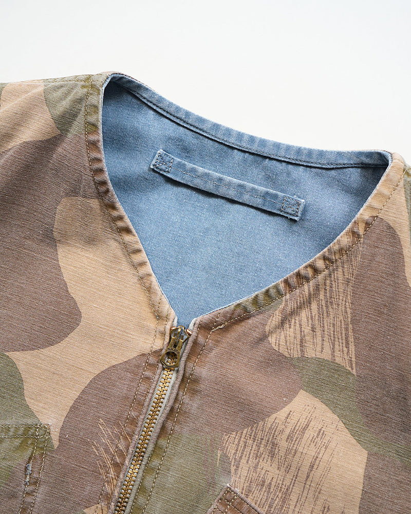 REVERSIBLE VEST FADE CAMO