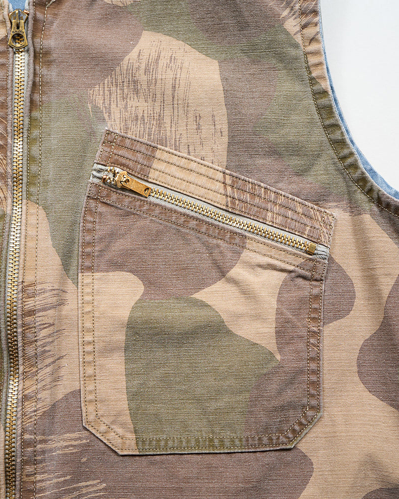 REVERSIBLE VEST FADE CAMO