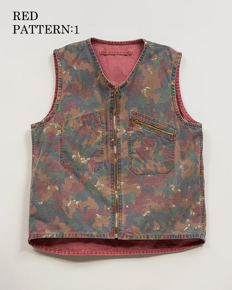 REVERSIBLE VEST FADE CAMO