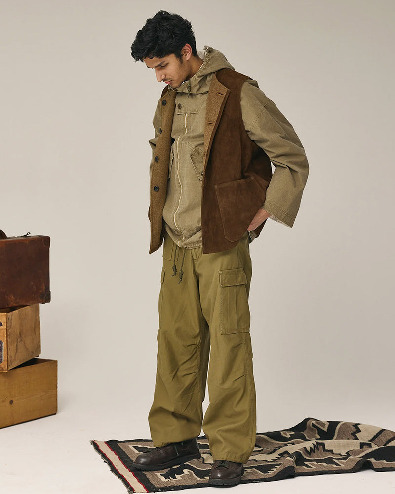 JERKIN VEST SUEDE REVERSIBLE