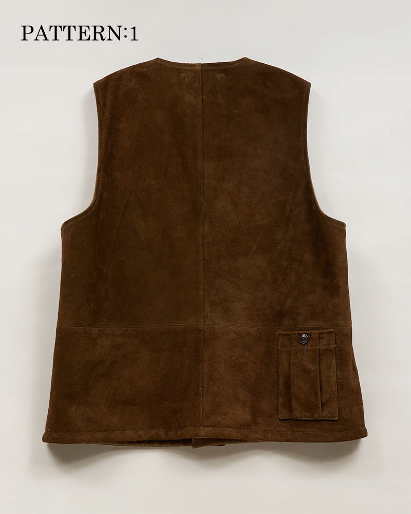 JERKIN VEST SUEDE REVERSIBLE