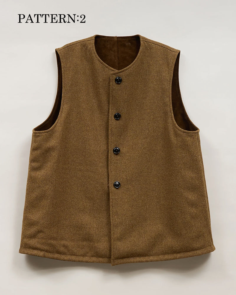 JERKIN VEST SUEDE REVERSIBLE