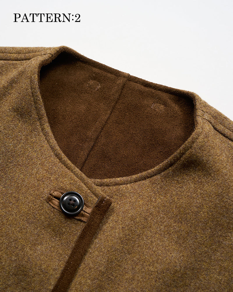 JERKIN VEST SUEDE REVERSIBLE